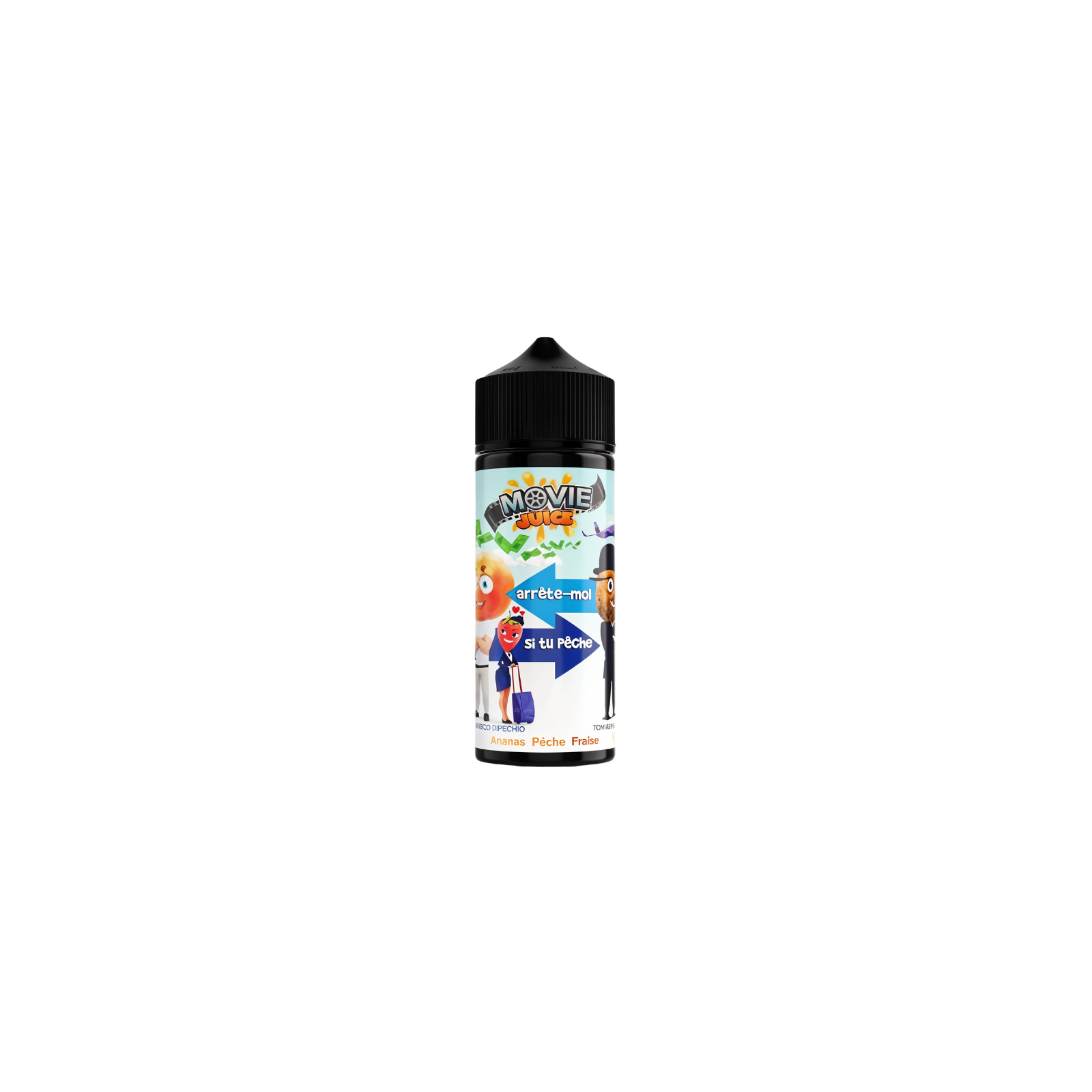 E-liquide Arrête-moi si tu Pêche 100 ml Movie Juice | Le Petit Fumeur