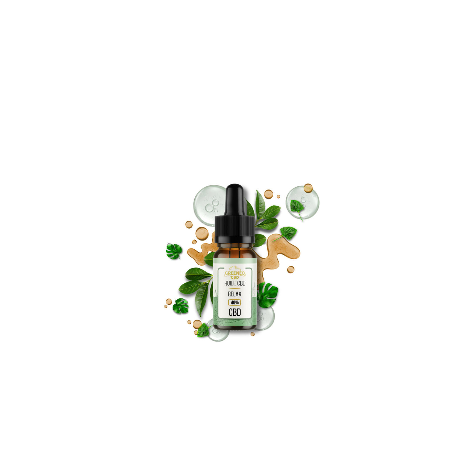 Huile Relax 10ML CBD - Greeneo | Le Petit Fumeur