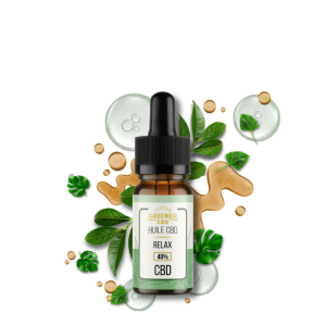 Huile Relax 10ML CBD - Greeneo | Le Petit Fumeur