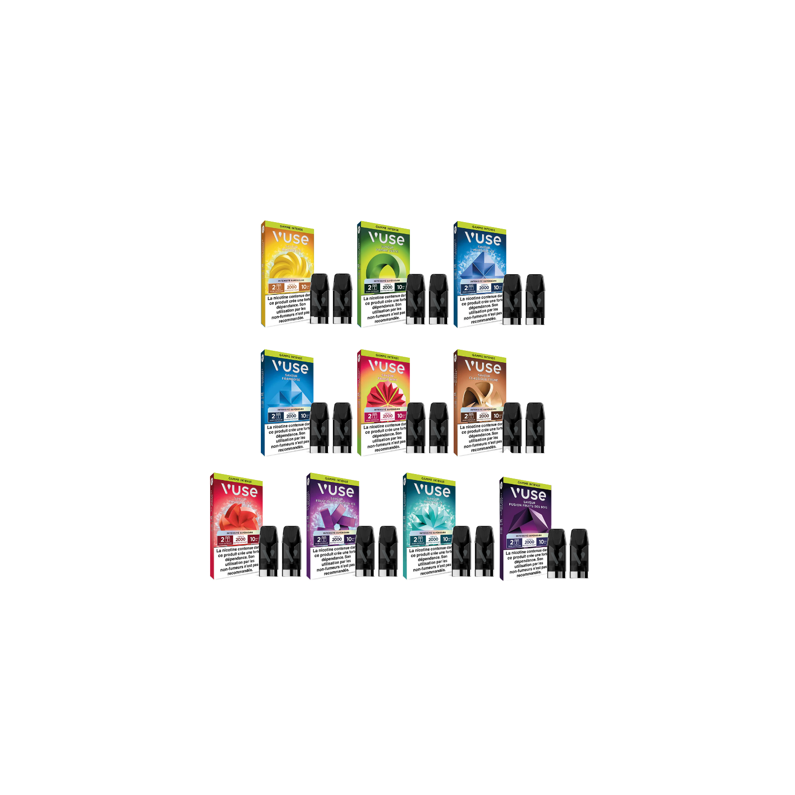 Capsules Gamme Intense (x2) Vuse | Le Petit Fumeur