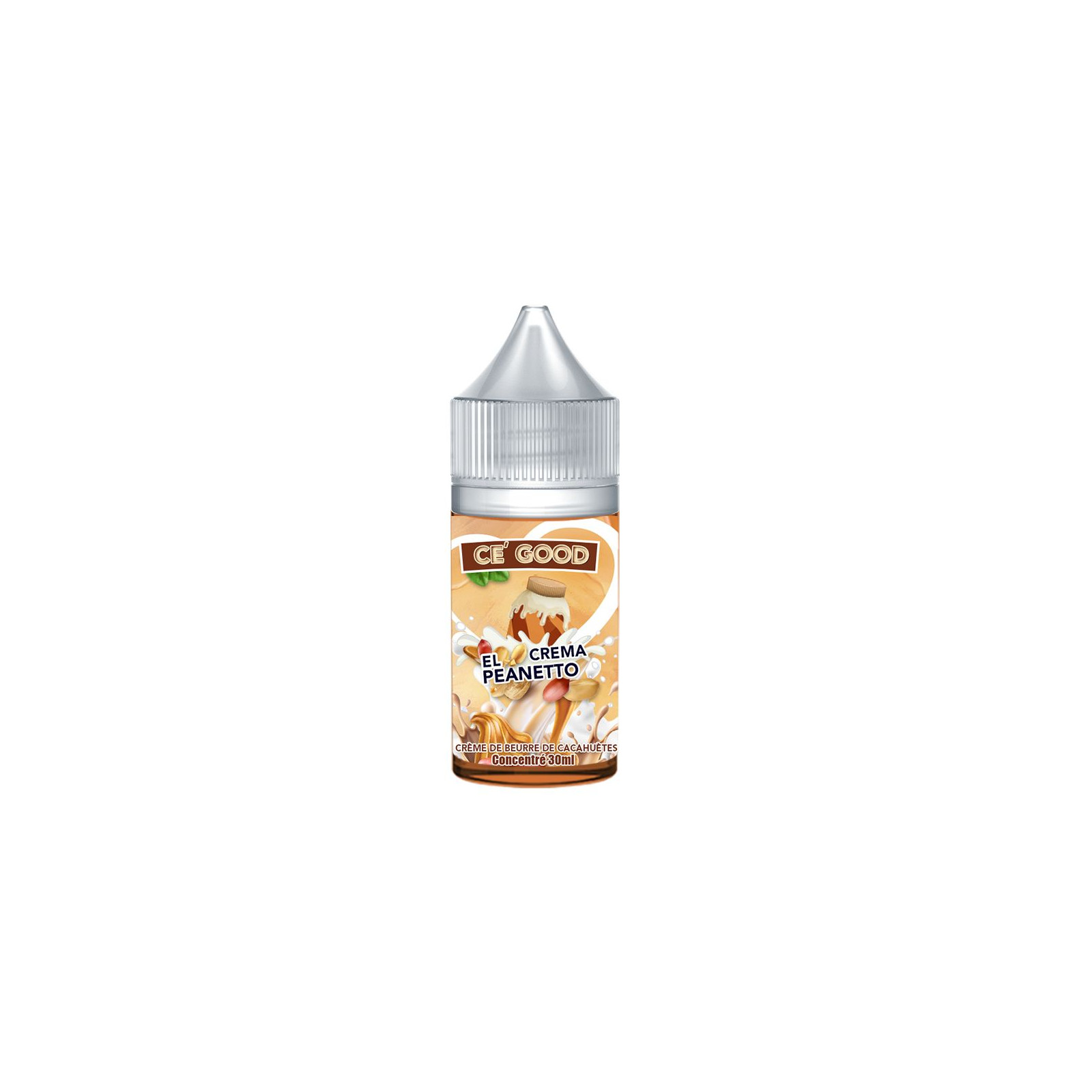 Concentré El Crema Peanetto 30 ml - CE'GOOD | Le Petit Fumeur