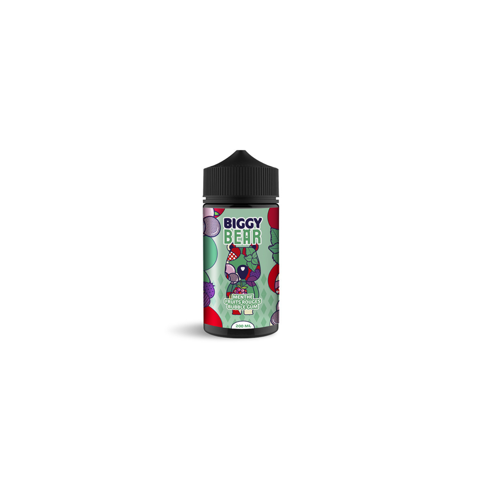 Menthe Fruits Rouges Bubble Gum 200 ml - Biggy Bear | Le Petit Fumeur