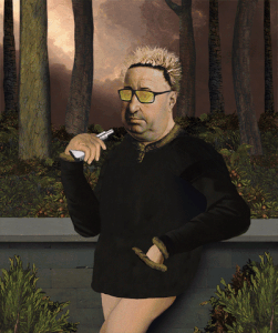 Cigarette électronique en peinture