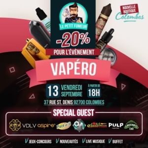 flyer vapéro de colombes